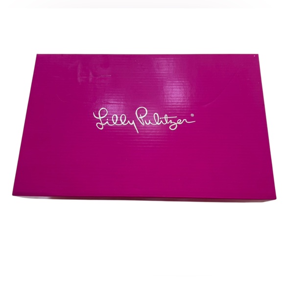 Lilly Pulitzer Abigail Canvas Mule Sneakers Resort White original box- 8.5 - Picture 16 of 16